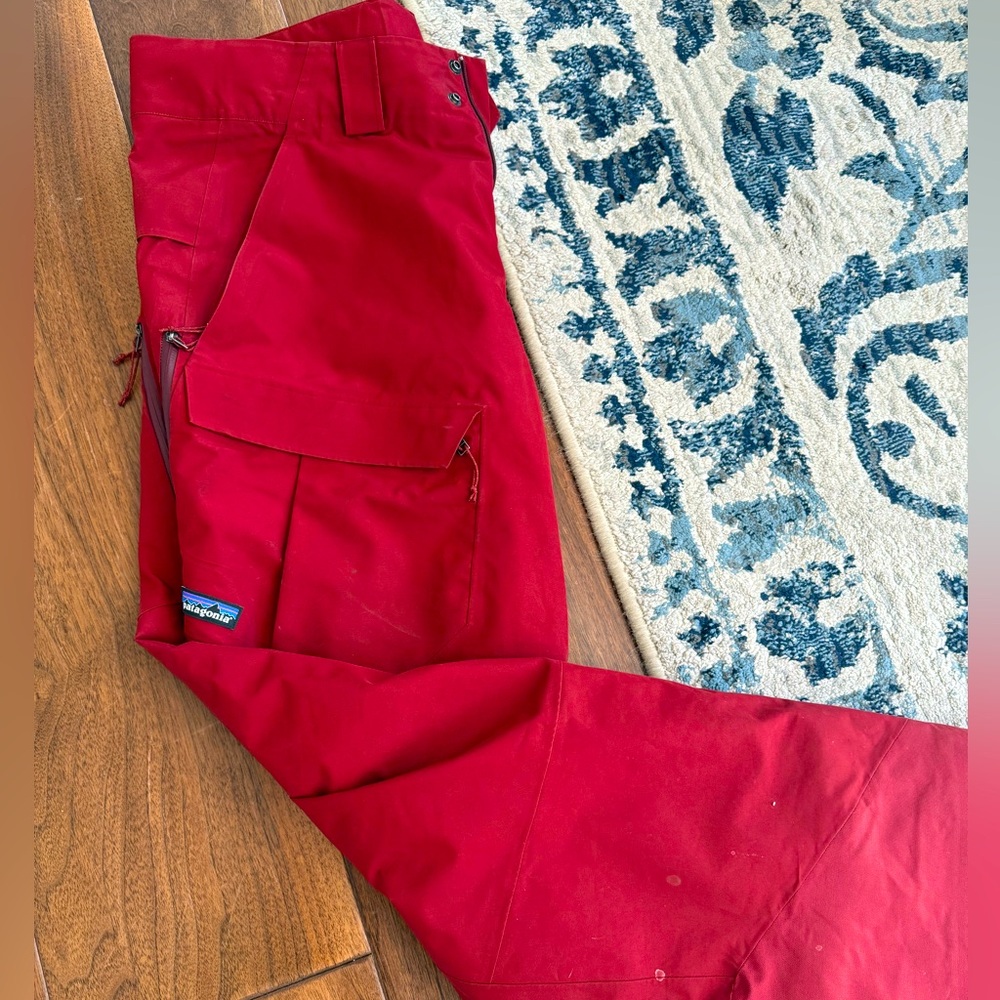 Patagonia ski pants - mens - red